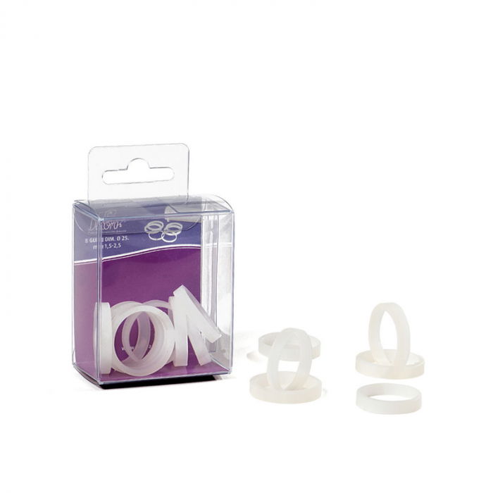 Inele Merdenea Mica Ø 2.5 cm, pentru gosimi 1.5-3 mm, Set 8 Buc [1]