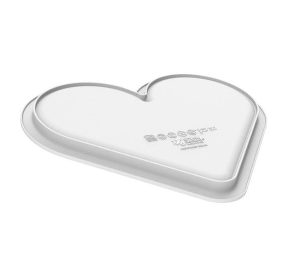 KIT Forme Silicon Tort 3D Love Hearts, 2 Forme Silicon Inima + Decor 21 X 17.3 X H2.1 cm + Decupator [6]