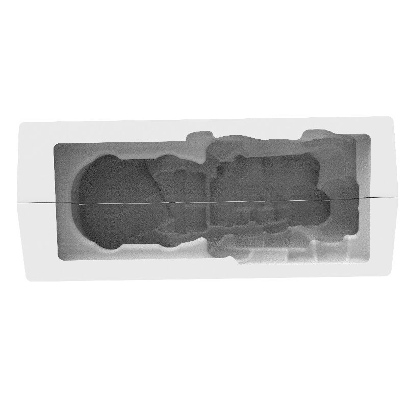 Kit Tort Modern 3D North Pole 21 x 8.7 x H 8 cm, 940 ml, 2 Forme Silicon + Matrita [4]