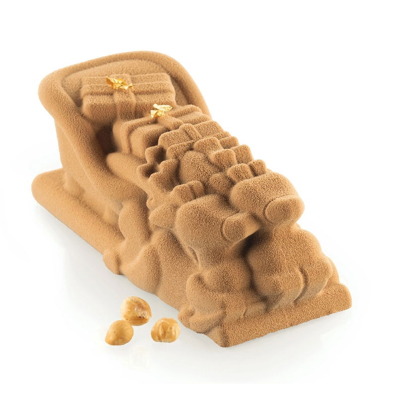 Kit Tort Modern 3D North Pole 21 x 8.7 x H 8 cm, 940 ml, 2 Forme Silicon + Matrita [1]