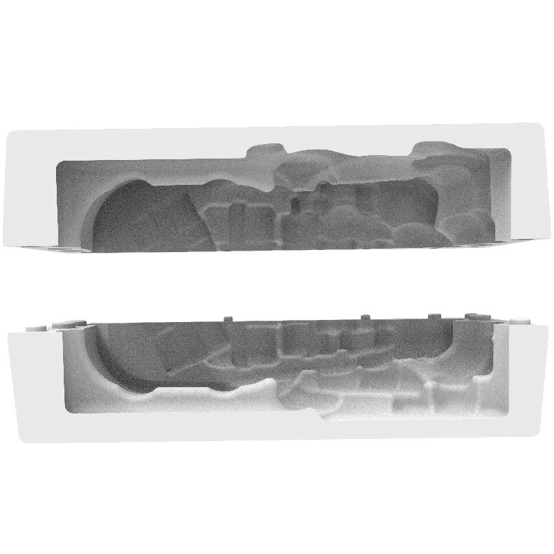 Kit Tort Modern 3D North Pole 21 x 8.7 x H 8 cm, 940 ml, 2 Forme Silicon + Matrita [3]