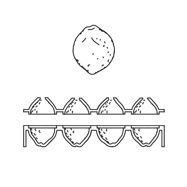 Forma Silicon Monoportii Lamaie / Lime 3D, Ø5.3 x H7 cm, 8 cavitati - Golet [3]