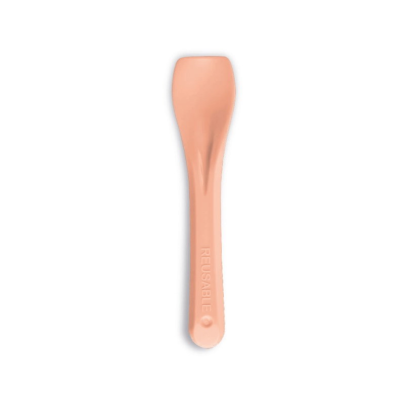 Lingurita Inghetata PS Reutilizabila Piersica, 9.5 cm, Set 1 kg [1]