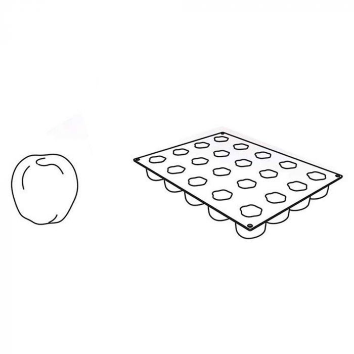 Mar 3D, Ø5.5xH4.8 cm - Forma Silicon Monoportii Forcone, 20 cavitati [3]