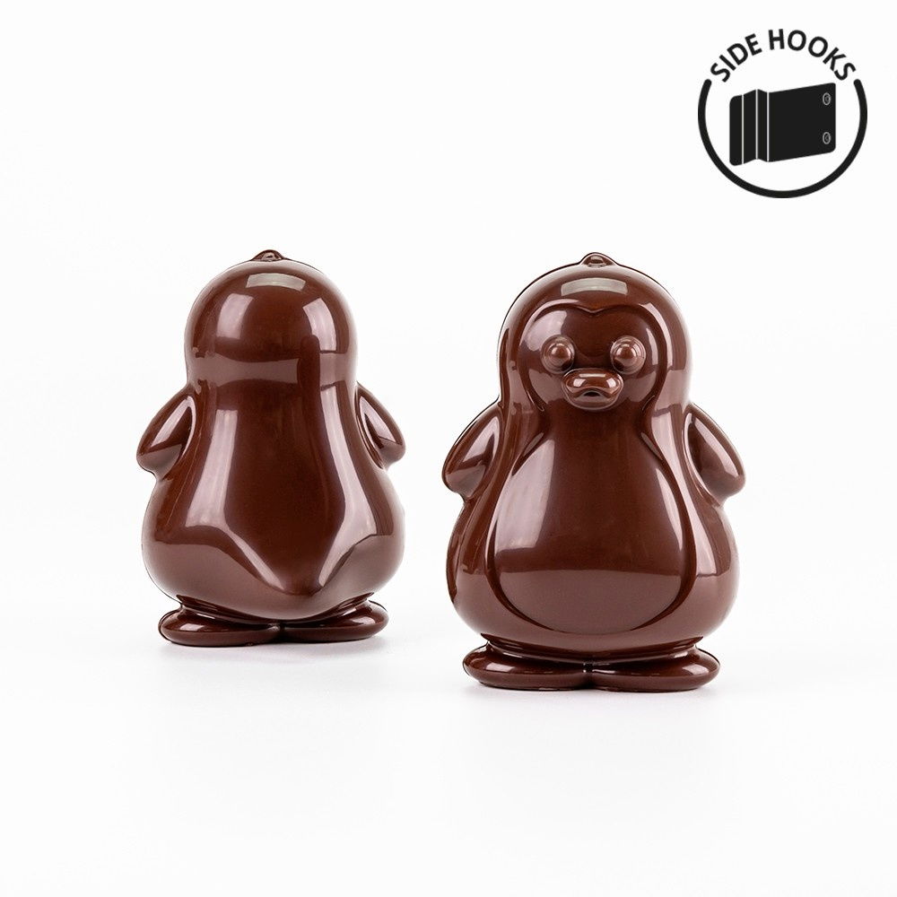 Matrita 3D Ciocolata, Plastic Rigid cu Cleme, Pinguin 7.95 x 7.55 x H 11.4 cm, 45 gr [2]