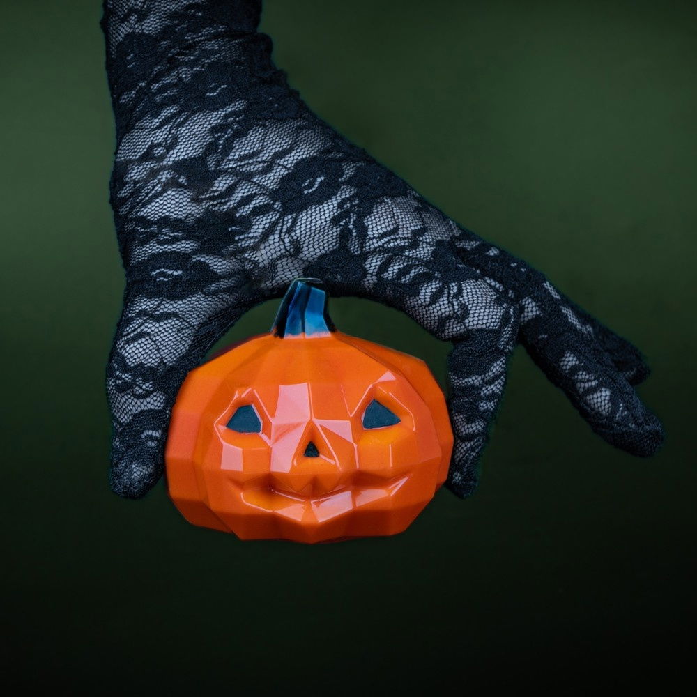 Matrita 3D Ciocolata, Plastic Rigid, Model Dovleac Halloween, 9 x 8.9 x H 7.75 cm, 120 gr [4]