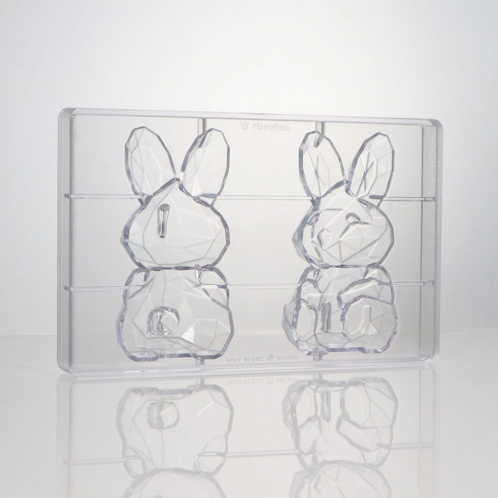 Matrita 3D Ciocolata, Plastic Rigid, Model Iepure Roger, 7.8 x 7.3 x H 15 cm, 130 gr [3]