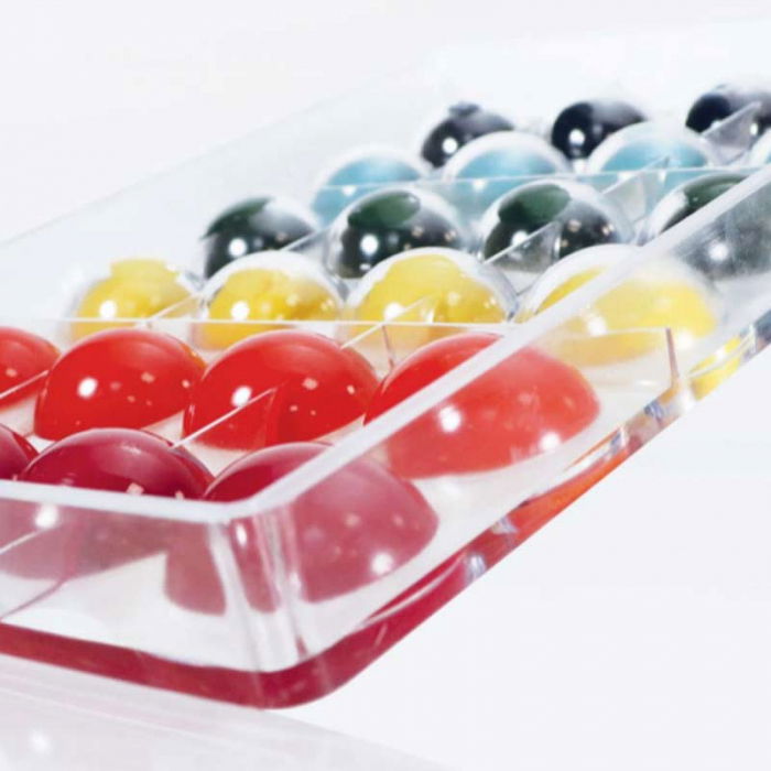 Matrita Policarbonat 12 Semisfere Ø 4.5 cm, 17.5x27.5 cm [2]