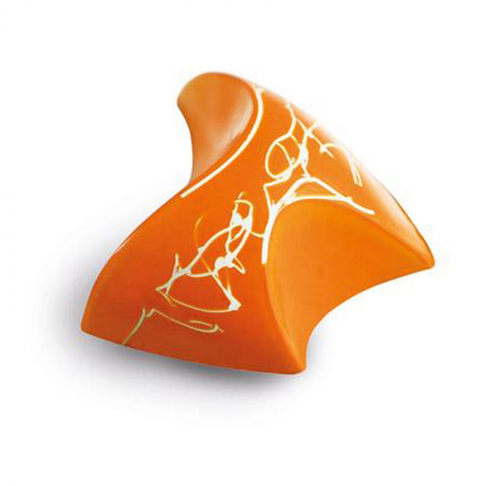 Matrita Policarbonat 15 Praline Waves, 4.37 x 3.81 x H 1.41 cm, 27.5x17.5 cm, 9.4 g [1]