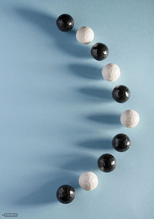 Matrita policarbonat Praline Ciocolata, 24 Cavitati, Ø 2.5 x H 1.25 cm, 5 g [2]