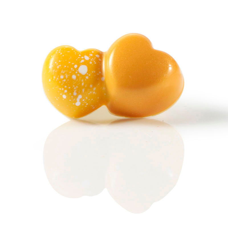 Matrita Policarbonat 20 Praline Double Hearts, 4.3 x 2.6 x H 1.6 cm, 11 gr [1]