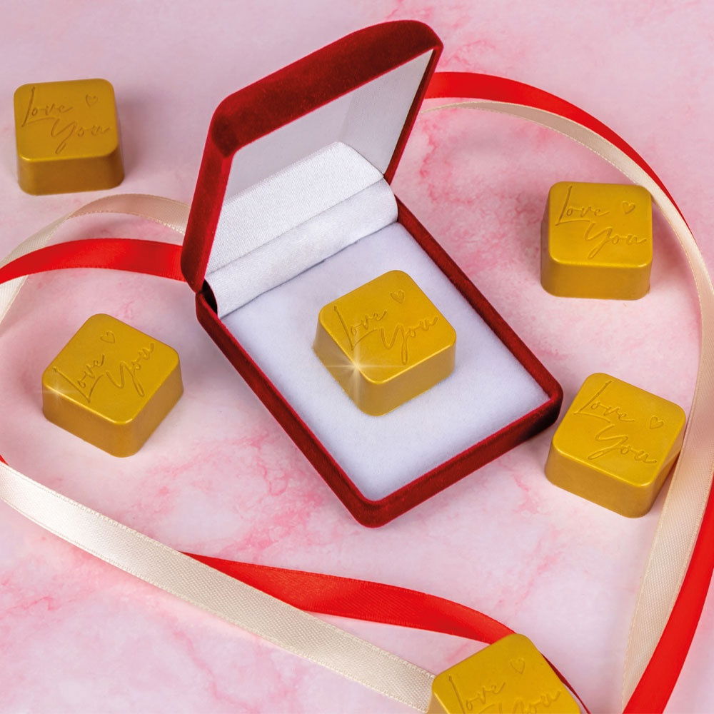 Matrita Policarbonat 20 Praline Love You, 2.8 x 2.8 x H 1.4 cm, 11.5 gr [3]