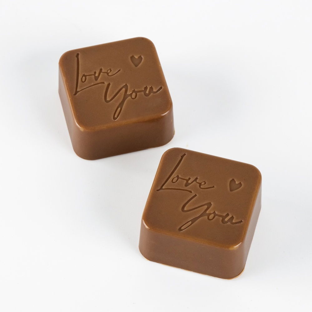 Matrita Policarbonat 20 Praline Love You, 2.8 x 2.8 x H 1.4 cm, 11.5 gr [1]