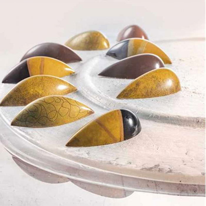 Matrita Policarbonat 21 Praline/Decoruri Petale Flori, 5 x 2.5 x H 1.5 cm, 9 g [2]