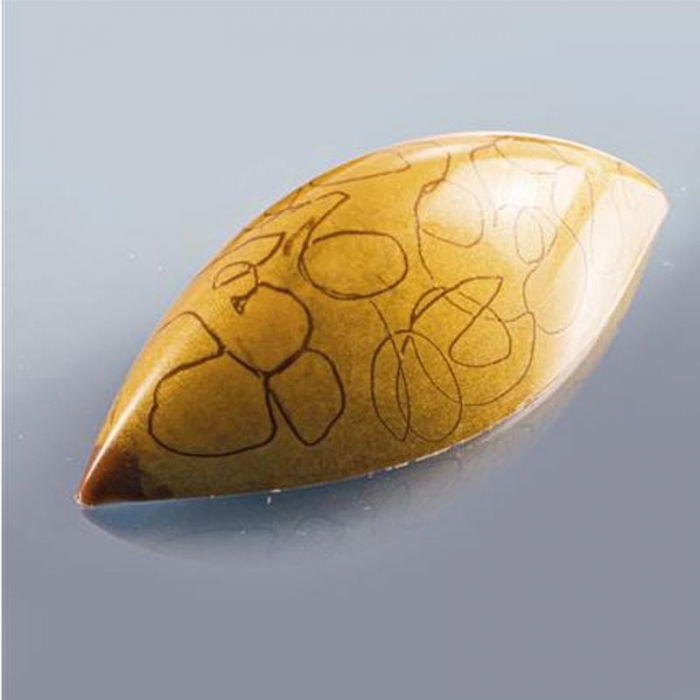 Matrita Policarbonat 21 Praline/Decoruri Petale Flori, 5.4 x 2.4 x H 1.6 cm, 8.5 g [2]