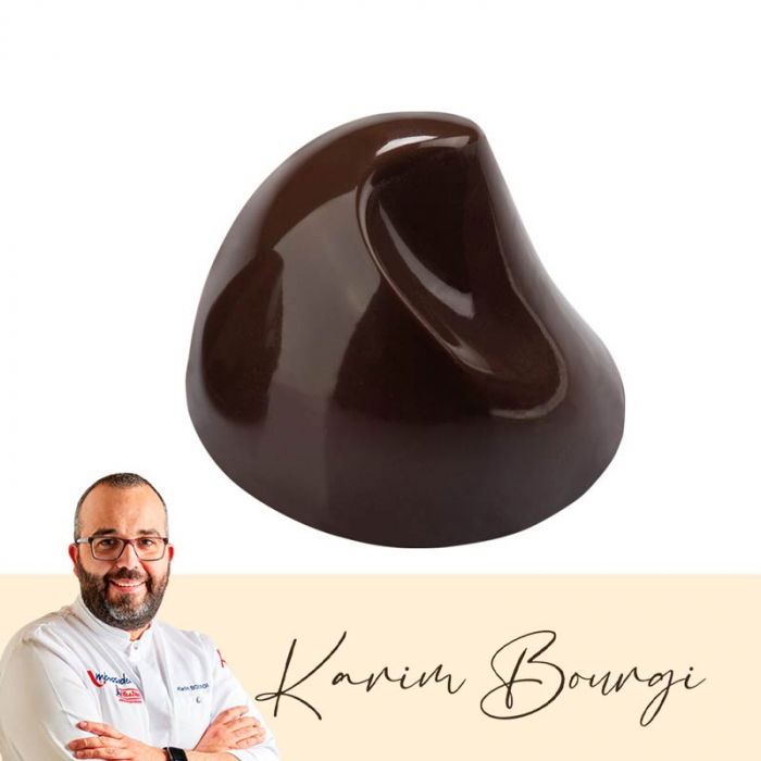 Matrita Policarbonat 24 Praline Ciocolata Model VIP Dune Ø 3.1 x H 2.1 cm, 10 gr [1]