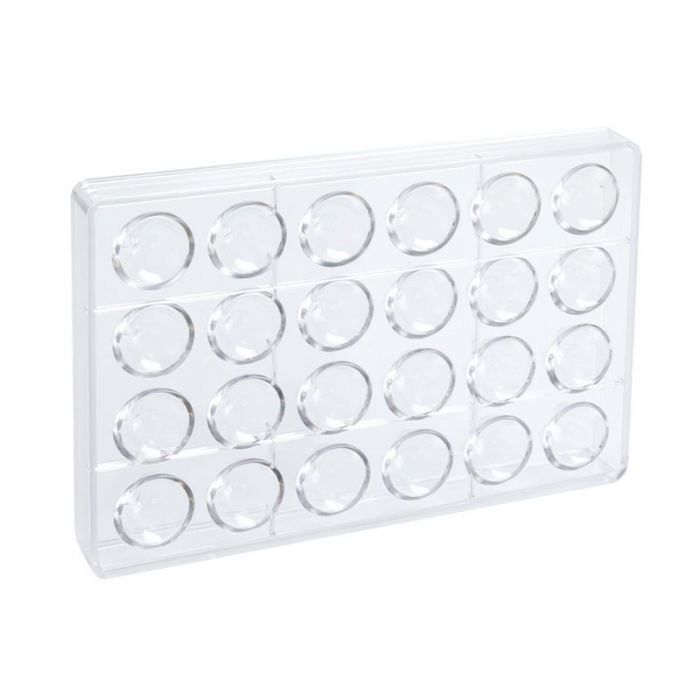 Matrita Policarbonat 24 Praline Ciocolata Model VIP Dune Ø 3.1 x H 2.1 cm, 10 gr [2]