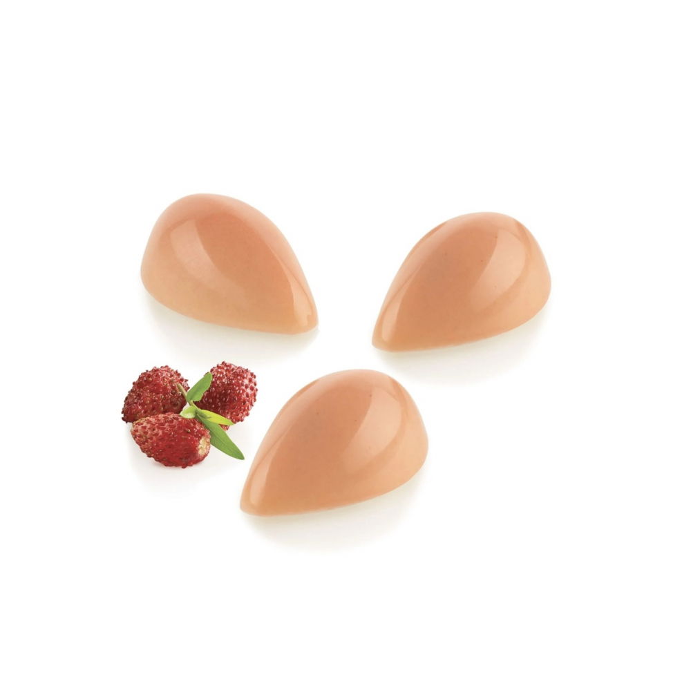 Matrita Policarbonat 24 Praline Quenelle, 4.2 x 2.6 x H 1.7 cm, 17.5 x 27.5 cm (CH038), 8 ml [1]