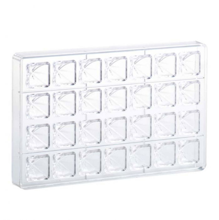 Matrita Policarbonat 28 Praline Pavilion 10 g, 2.7 x 2.7 x H 2 cm, 27.5x17.5 cm, 10 g [2]