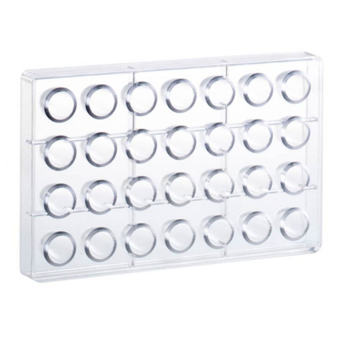 Matrita Policarbonat 28 Praline Rocket 9 g, Ø 2.3 x H 2.9 cm, 27.5x17.5 cm, 9 g [2]