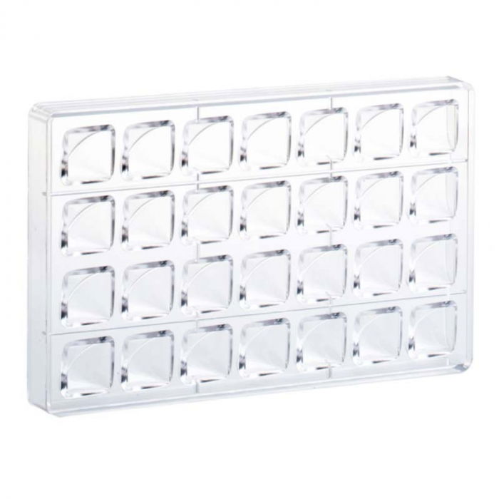 Matrita Policarbonat 28 Praline Vault 9 g, 2.65 x 2.65 x H 2 cm, 27.5x17.5 cm, 9 g [2]