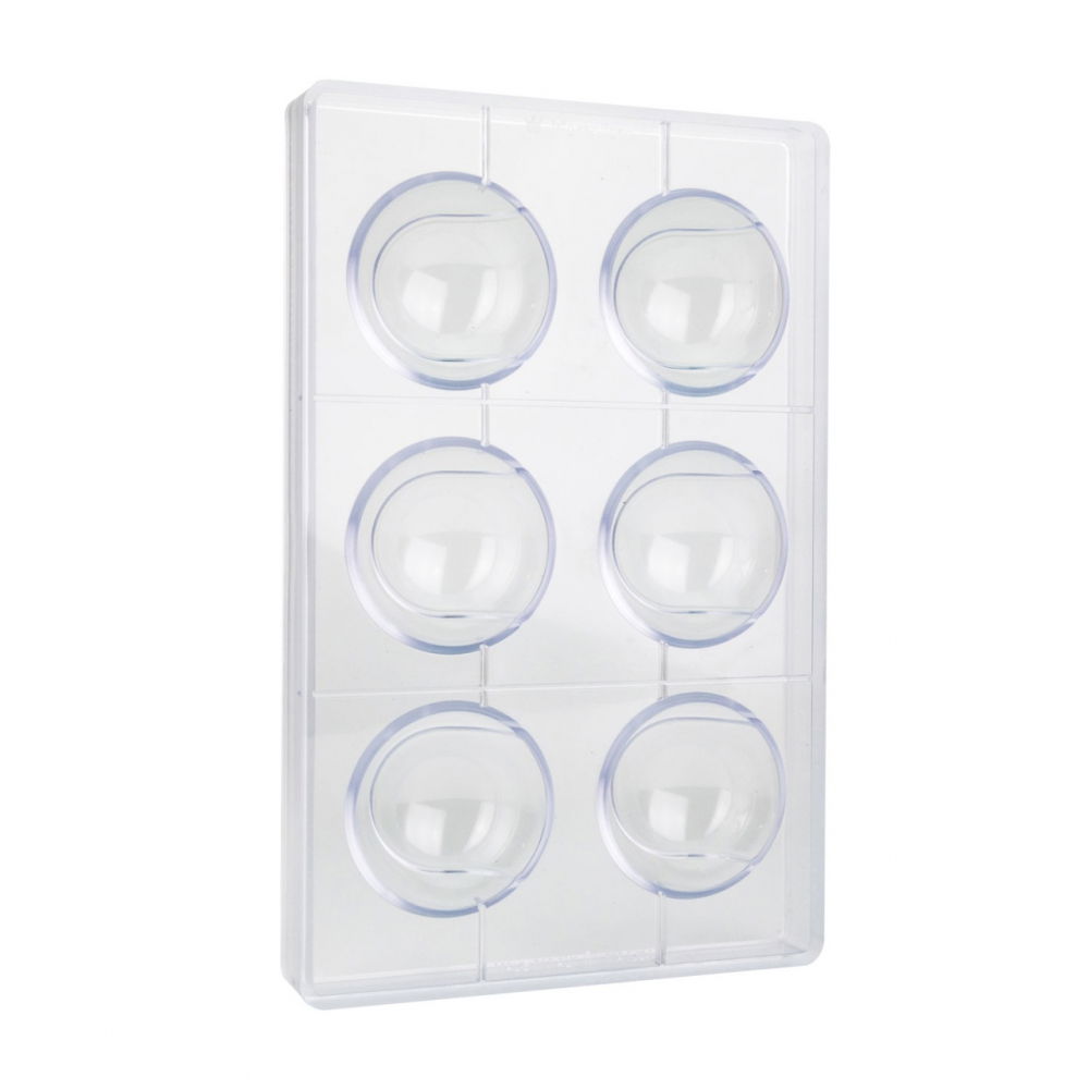 Matrita Policarbonat 6 Praline Minge Tenis, Ø 6 x H 3 cm, 22 gr [2]