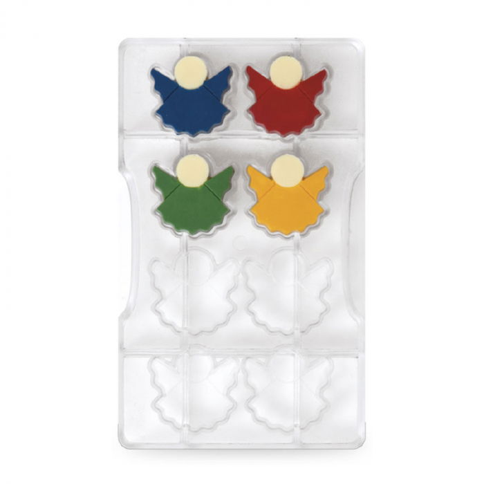 Matrita Policarbonat Ciocolata, Ingerasi Ø 4 cm, 8 Cavitati, 20x12xH2.2cm  [3]