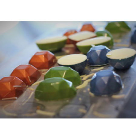 Matrita Policarbonat Diamant 18 Praline Ciocolata, 3-4.2 x 3- 4.2 x H 1.5 cm, 11 gr [3]