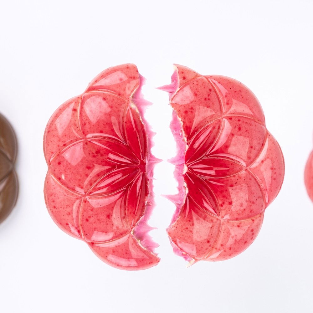 Matrita Policarbonat Flower, 2 cavitati, 10.9 x 10.7 x H 1.25 cm, 90 gr [3]