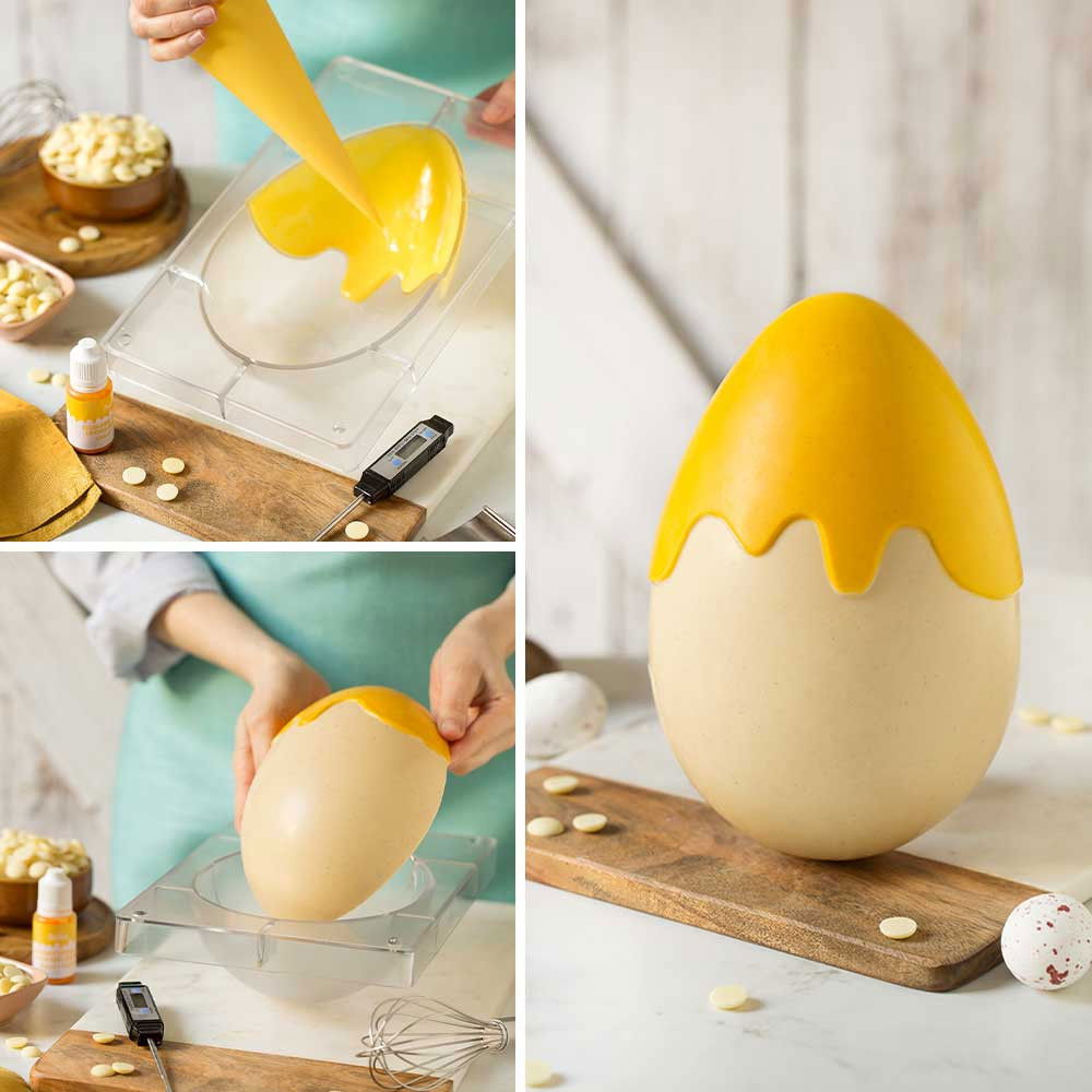 Matrita Policarbonat Ou Ciocolata Gulp, 1 Cavitate, 20.5 x 13.5 x H 7.5 cm, Set 2 Buc [4]