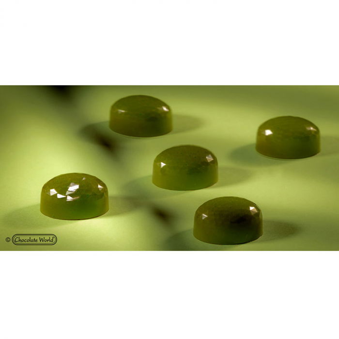 Matrita Policarbonat Oval Diamant 21 Praline Ciocolata 3.5 x 2.45 x H 1.9 cm, 13 gr [2]