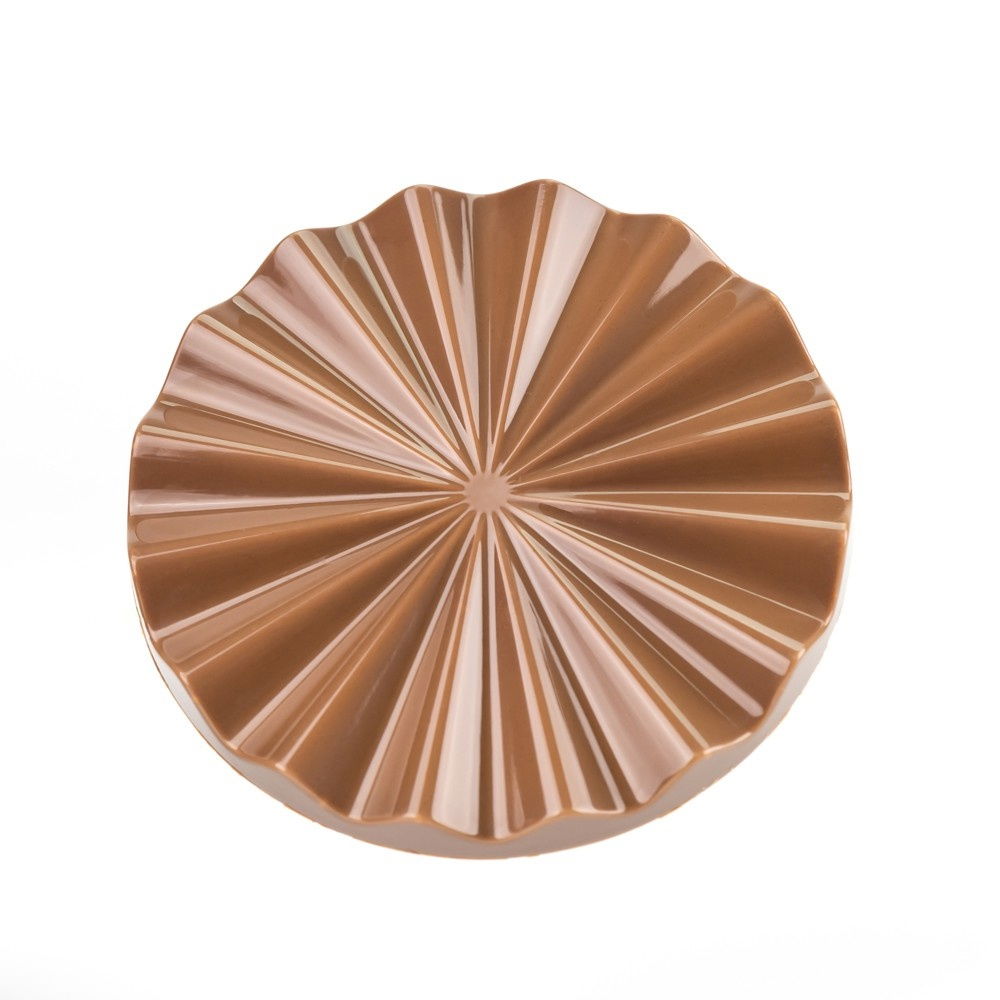 Matrita Policarbonat Plisse, 2 cavitati, Ø 11 x H 1.2 cm, 95 gr [1]