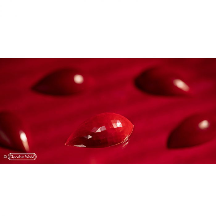 Matrita Policarbonat Quenelle Diamant 18 Praline Ciocolata 4.55 x 2.5 x H 1.25 cm, 7.5 gr [2]
