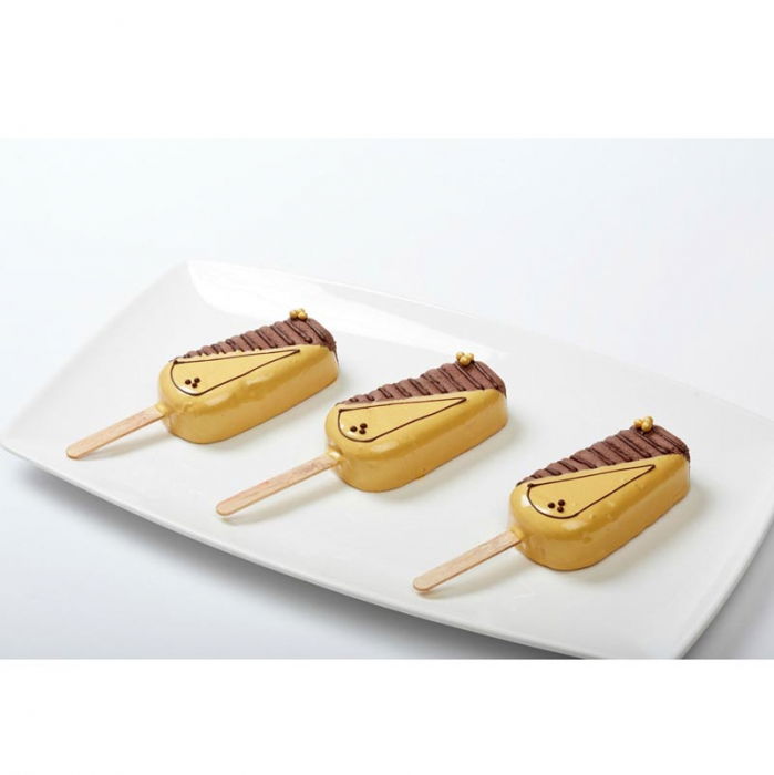 Matrita Silicon Inghetata pe bat Acapulco 3 cavitati, 90 ml [4]