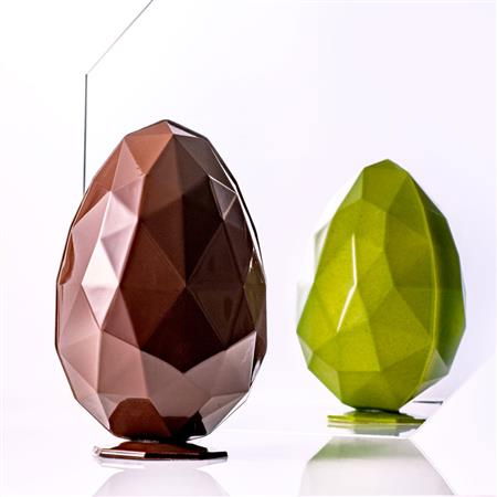 Matrite Plastic Ciocolata, 2 Buc Ou Model Diamond Ø 12.5 x H 18.5 cm, 280 g [1]