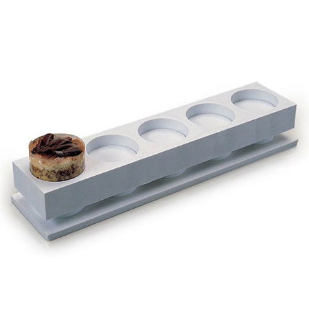 Monoportii Rotunde Ø 6.5 x H 4 cm - Set 2 Matrite Formare 10 Produse, Tava 40 x 17 cm [3]