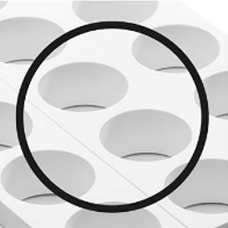 Monoportii Rotunde Ø 6.5 x H 4 cm - Set 7 Matrite Formare 35 Produse, Tava 60 x 40 cm [3]