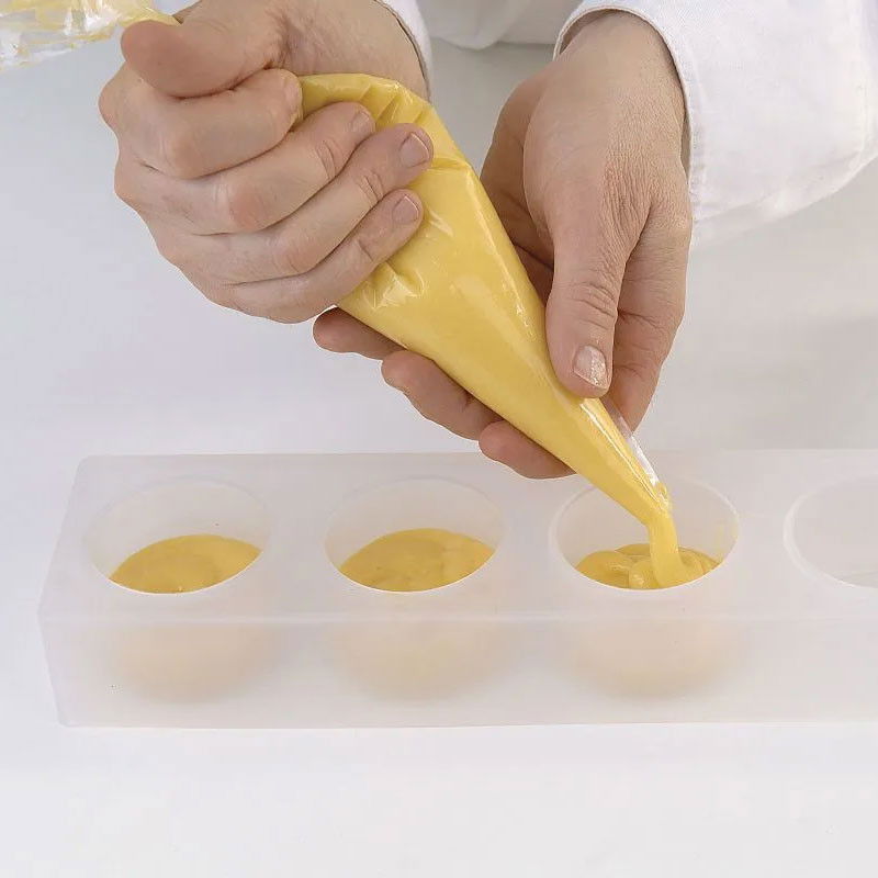 Monoportii Rotunde Ø 6 x H 4.5 cm - Set 7 Matrite Silicon Formare 35 Produse, Tava 60x40 [2]