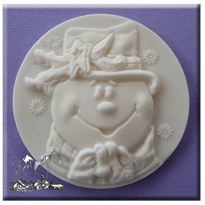 Mulaj Silicon Craciun - Medalion cu Om de Zapada Ø 6.6 cm [1]