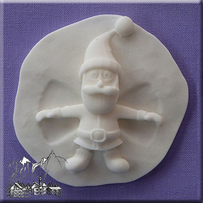 Mulaj Silicon Craciun - Mos Craciun in Zapada Ø 6.6 cm [1]