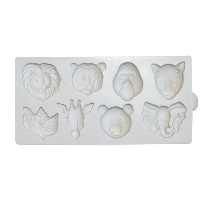Mulaj Silicon Cap Animale, 8 Subiecte Ø 2.5 cm [2]