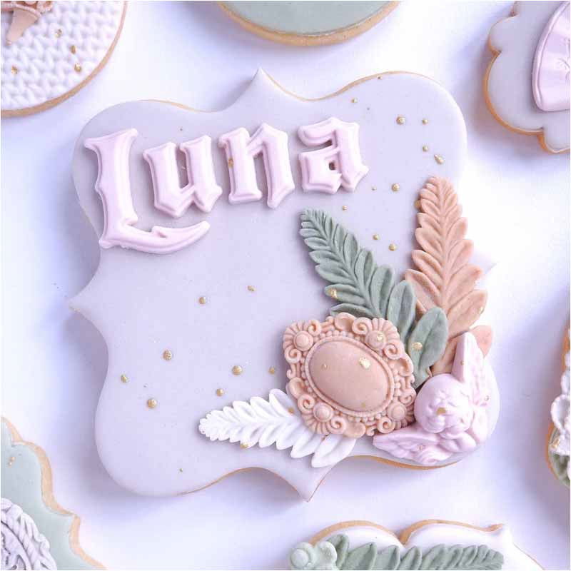 Mulaj Silicon Alfabet Stil Gotic, h 2.2 cm [4]