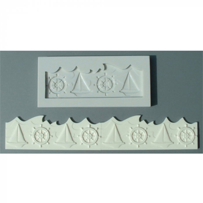 Mulaj Silicon Bordura Decor Nautic, 10.5x3.6 cm [1]