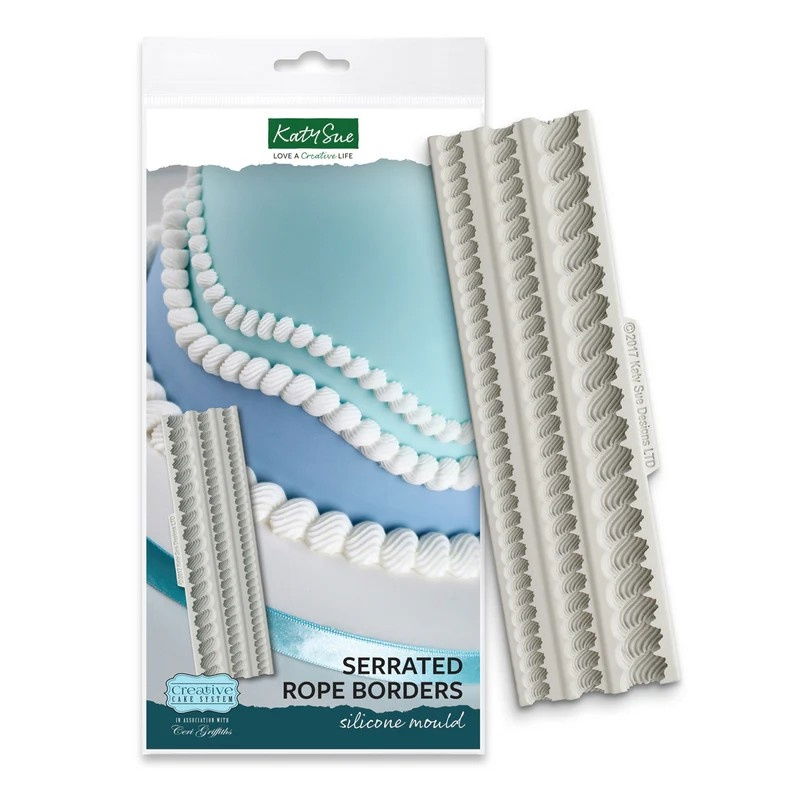 Mulaj Silicon Bordura Snururi Rasucite Striate, 3 Subiecte L 19.8 cm [1]