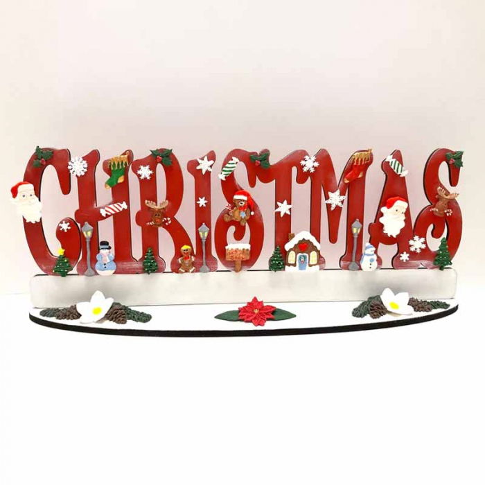 Mulaj Silicon Craciun, 2.5 - 4 x 2 - 3 cm, 4 Decoruri [4]