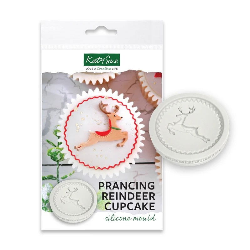 Mulaj Silicon Craciun - Decor / Top Cupcake cu Ren Ø 7 cm [1]