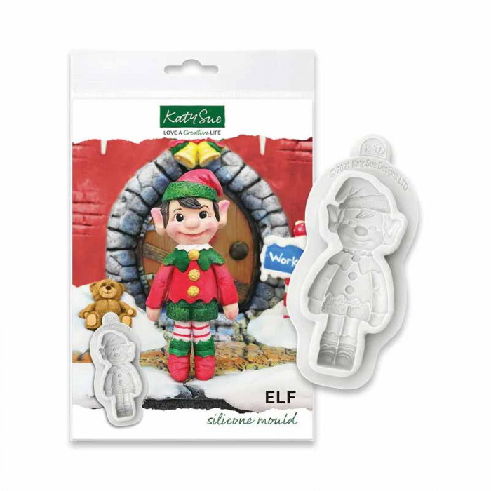 Mulaj Silicon Craciun - Elf Ø 8.2 cm [1]