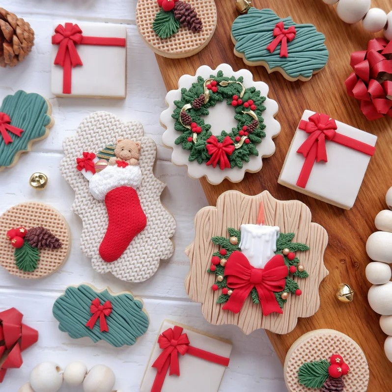 Mulaj Silicon Craciun - Soseta Mos Craciun, Ø 6 cm [3]