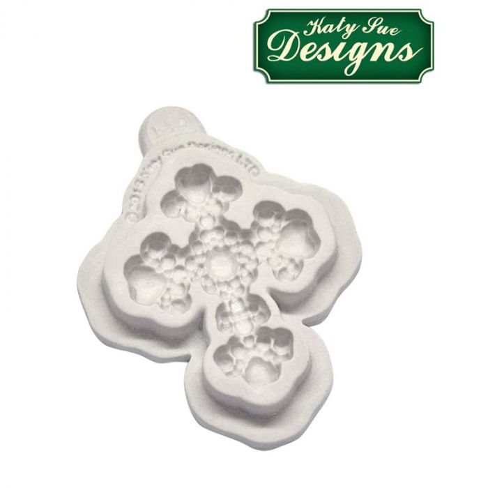 Mulaj Silicon Cruce cu Pietre Pretioase 4.5 x 3.2 x 0.4 cm [1]