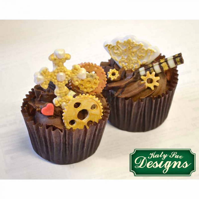 Mulaj Silicon Cruce cu Pietre Pretioase 4.5 x 3.2 x 0.4 cm [4]